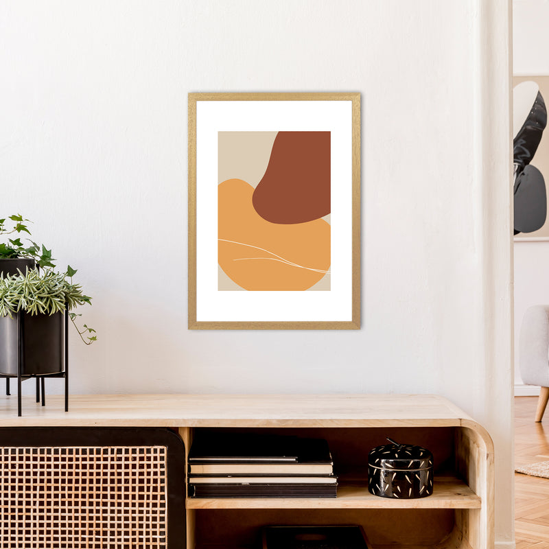 Mica Sand Abstract N28  Art Print by Pixy Paper A2 Print Only