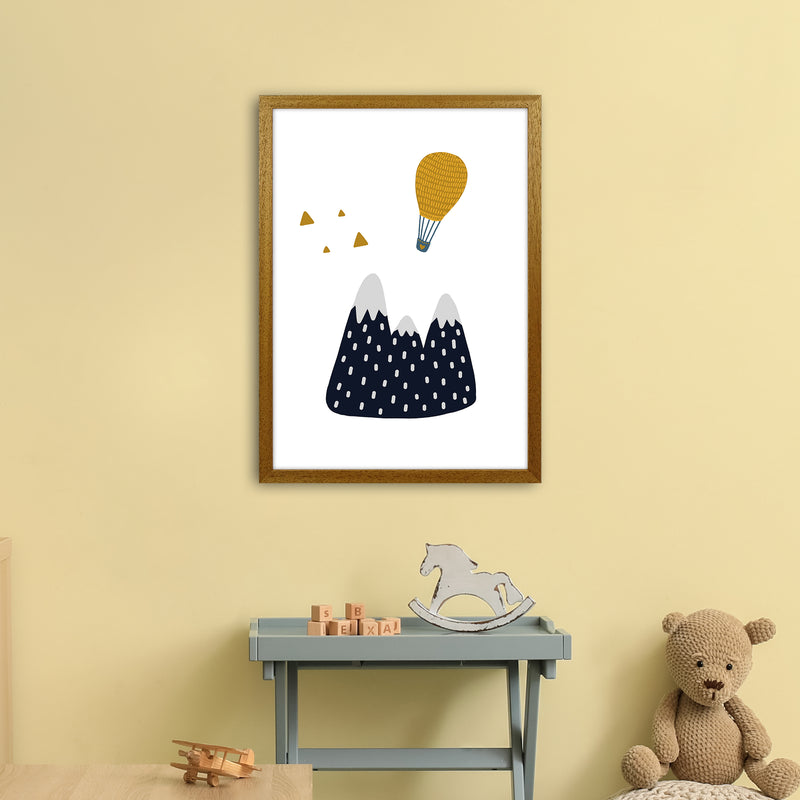 Little Explorer Hot Air Balloon  Art Print by Pixy Paper A2 Print Only