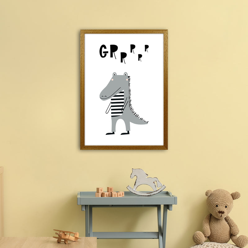 Grr Gator Animal Pop  Art Print by Pixy Paper A2 Print Only