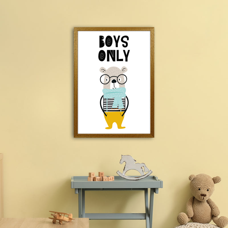 Boys Only Animal Pop  Art Print by Pixy Paper A2 Print Only