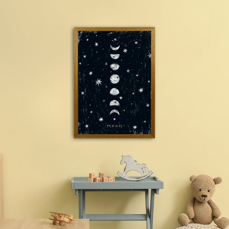 Phases Of The Moon  Art Print by Pixy Paper A2 Print Only