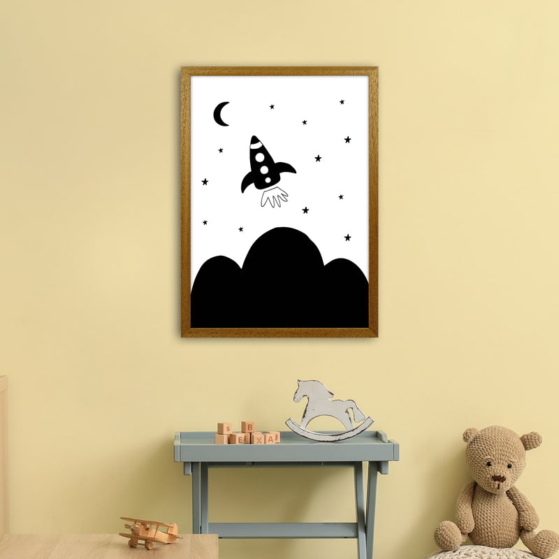 Spaceship Explorer  Art Print by Pixy Paper A2 Print Only