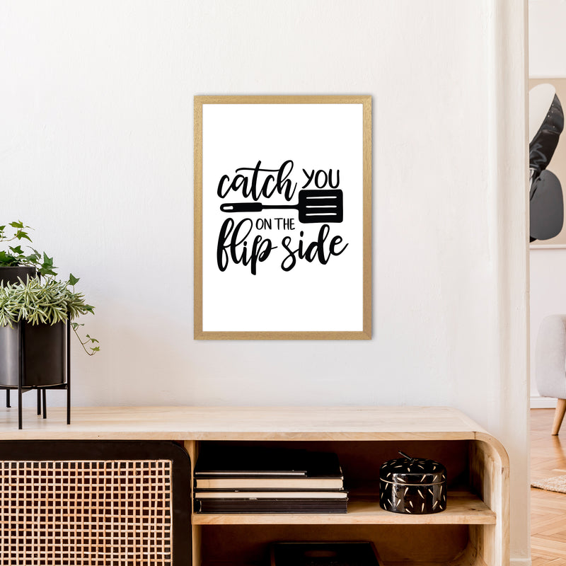 Catch You On The Flip Side  Art Print by Pixy Paper A2 Print Only