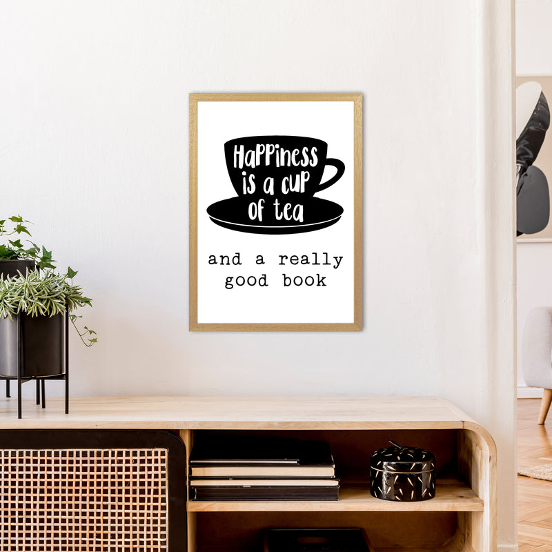 Happiness Is A Cup Of Tea  Art Print by Pixy Paper A2 Print Only