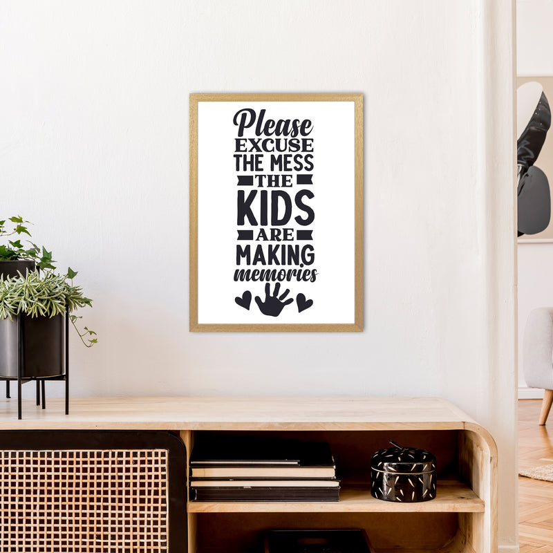 Please Excuse The Mess  Art Print by Pixy Paper A2 Print Only