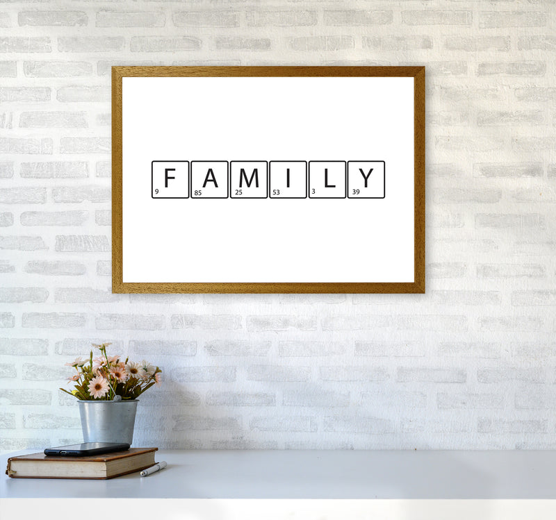 Family Letters  Art Print by Pixy Paper A2 Print Only