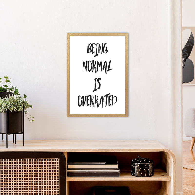 Being Normal  Art Print by Pixy Paper A2 Print Only