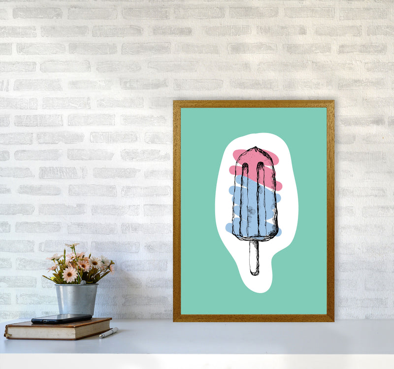 Kitchen Pop Ice Lolly Mint Art Print by Pixy Paper A2 Print Only