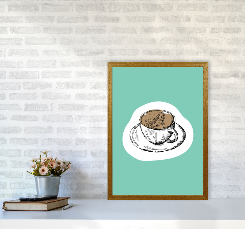 Kitchen Pop Coffee Mint Art Print by Pixy Paper A2 Print Only