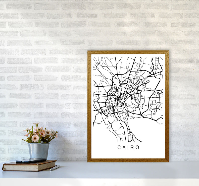 Cairo Map Art Print by Pixy Paper A2 Print Only