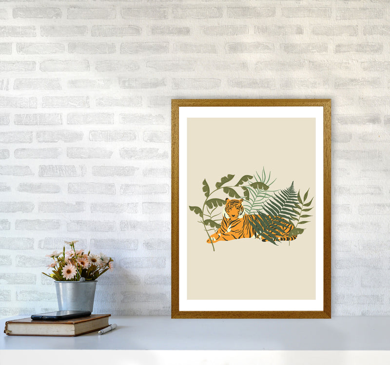 Wild Collection Resting Tiger Art Print by Pixy Paper A2 Print Only