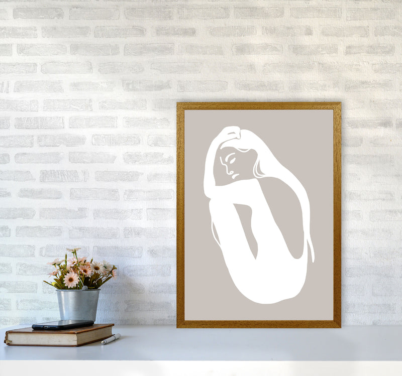 Inspired Stone Woman Silhouette Art Print by Pixy Paper A2 Print Only