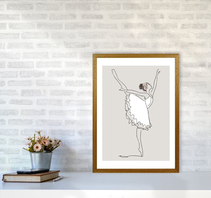 Inspired Stone Ballerina Art Print by Pixy Paper A2 Print Only