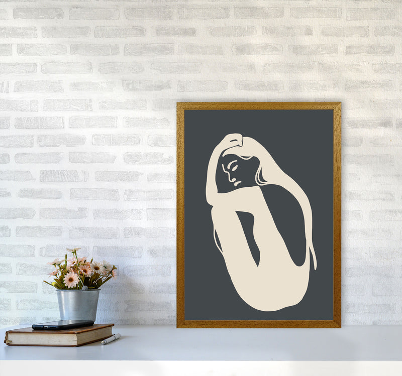 Inspired Off Black Woman Silhouette Art Print by Pixy Paper A2 Print Only