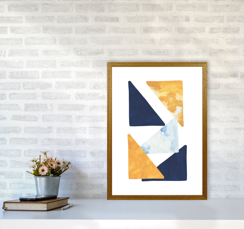 Horizon Abstract Triangles  Art Print by Pixy Paper A2 Print Only