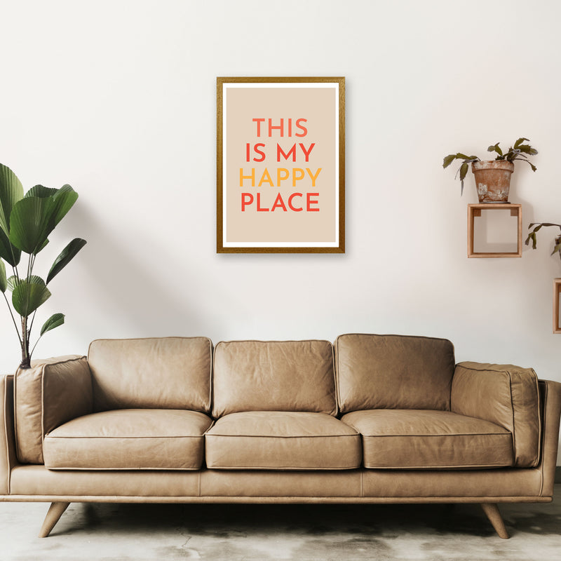 This is My Happy Place Art Print by Pixy Paper A2 Print Only