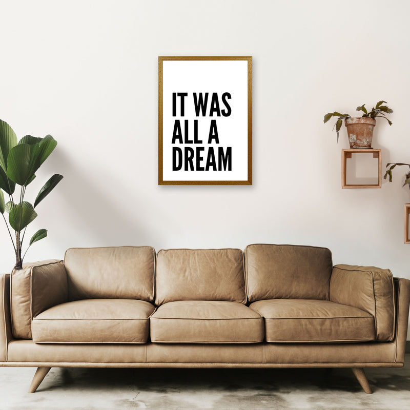 It Was All A Dream Art Print by Pixy Paper A2 Print Only
