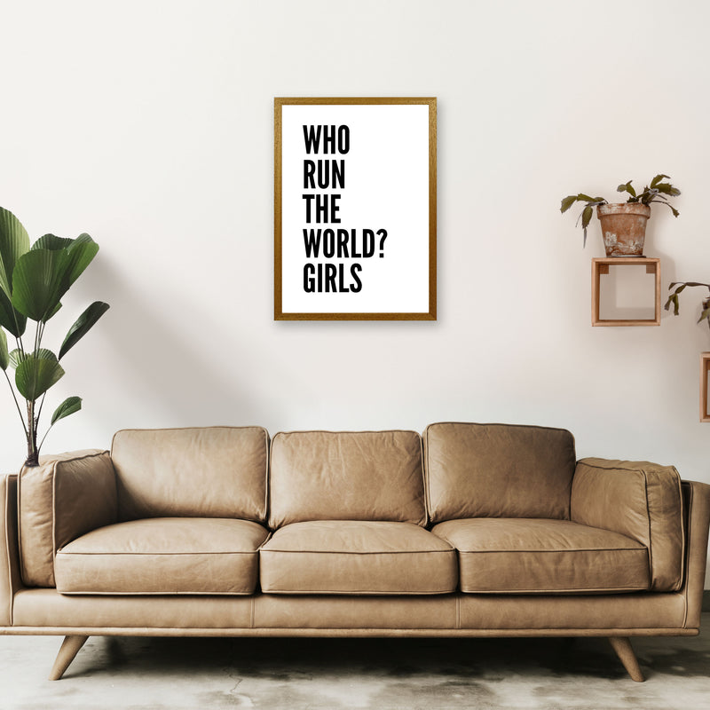 Who Run The World Art Print by Pixy Paper A2 Print Only