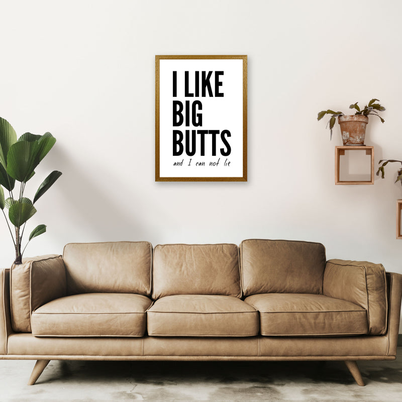 I Like Big Butts Art Print by Pixy Paper A2 Print Only