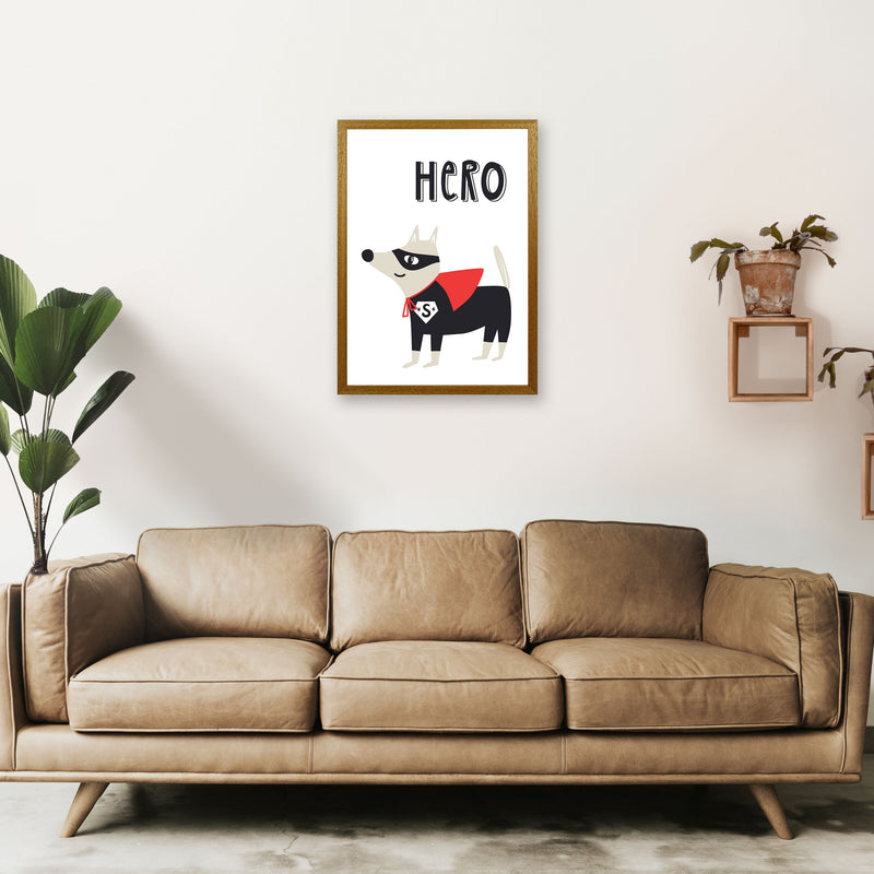 Hero dog Art Print by Pixy Paper A2 Print Only