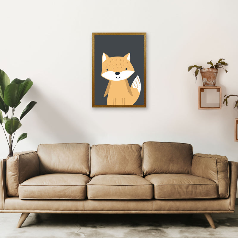 Fox Neutral kids Art Print by Pixy Paper A2 Print Only