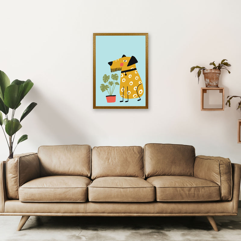 Bearded Dog Art Print by Pixy Paper A2 Print Only