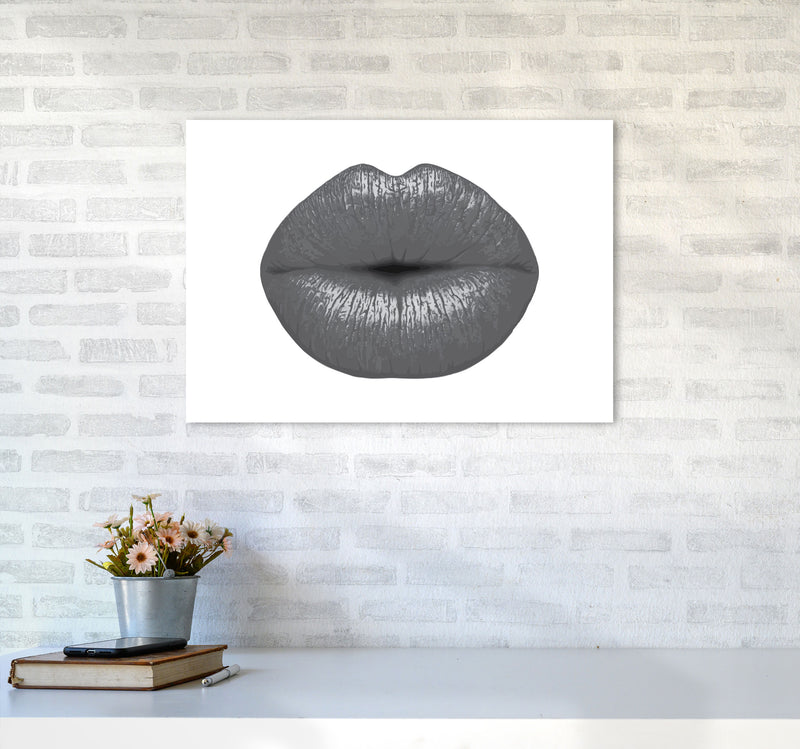 Lips Modern Print A2 Black Frame