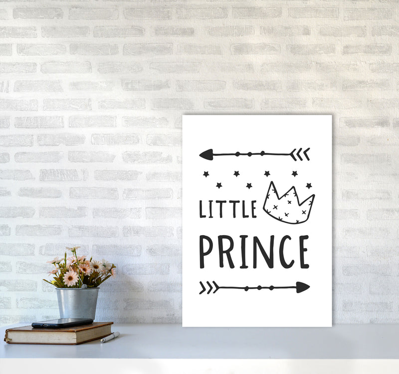 Little Prince Black Framed Nursey Wall Art Print A2 Black Frame