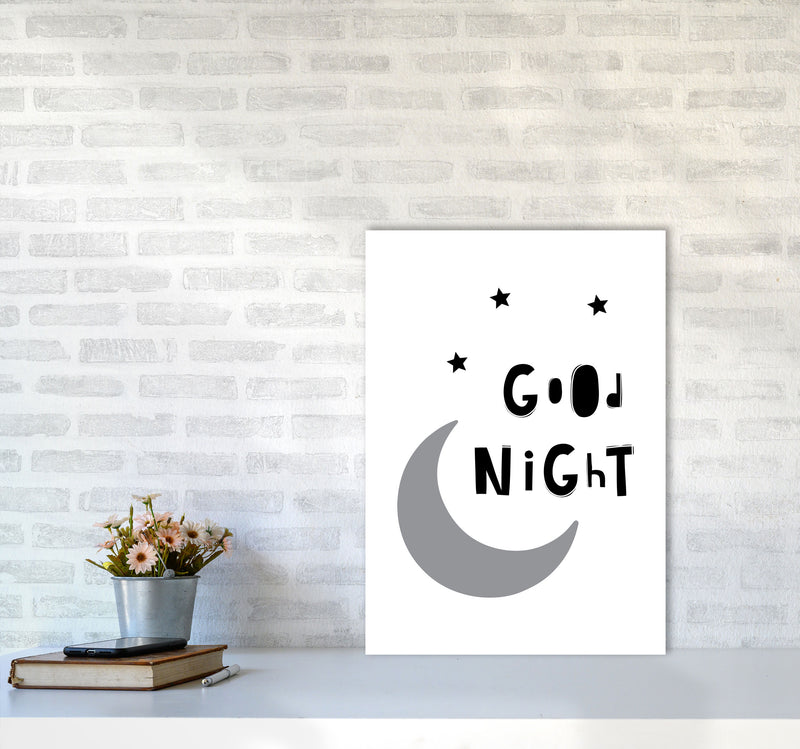 Good Night Moon Framed Nursey Wall Art Print A2 Black Frame