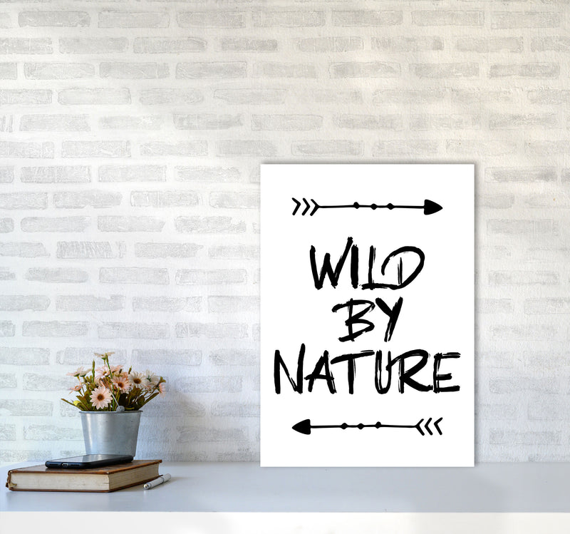 Wild By Nature Modern Print A2 Black Frame