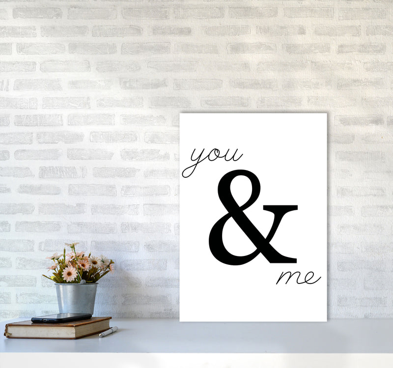 You & Me Modern Print A2 Black Frame