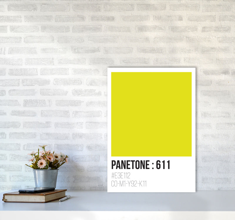 Panetone Colours 611 Modern Print A2 Black Frame