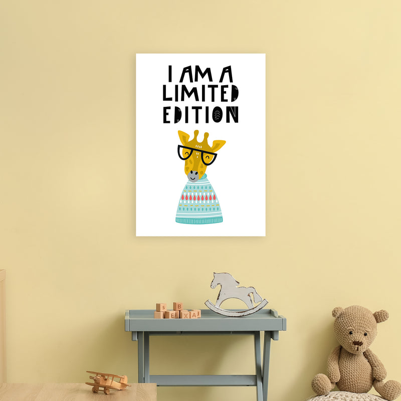 I Am Limited Edition Animal Pop  Art Print by Pixy Paper A2 Black Frame