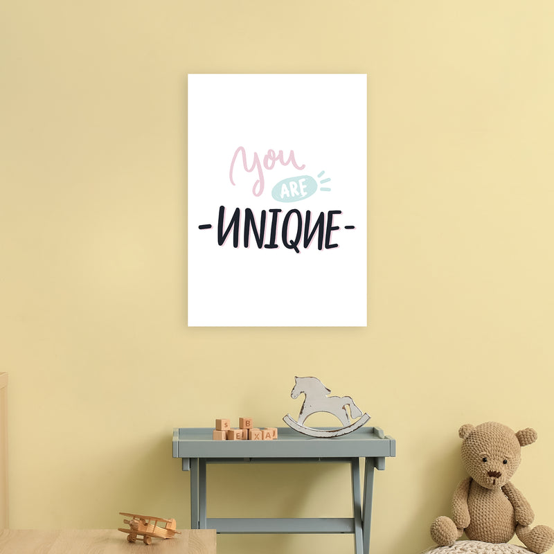 You Are Unique  Art Print by Pixy Paper A2 Black Frame