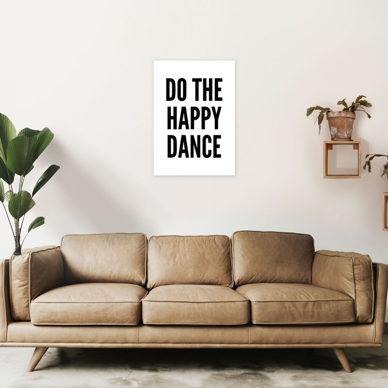 Do The Happy Dance Art Print by Pixy Paper A2 Black Frame