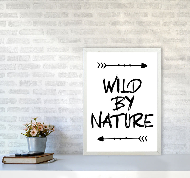Wild By Nature Modern Print A2 Oak Frame