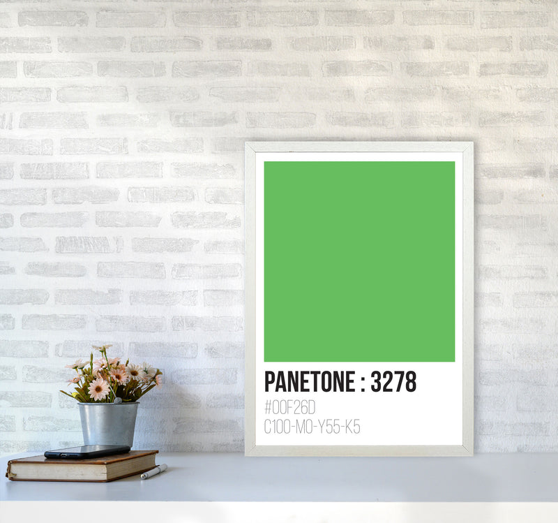 Panetone Colours 3278 Modern Print A2 Oak Frame