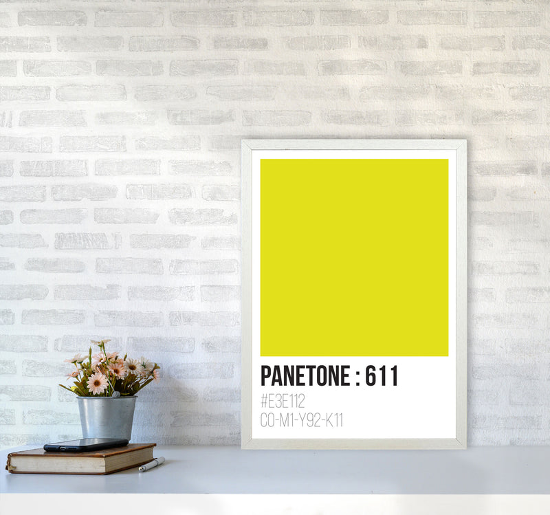 Panetone Colours 611 Modern Print A2 Oak Frame