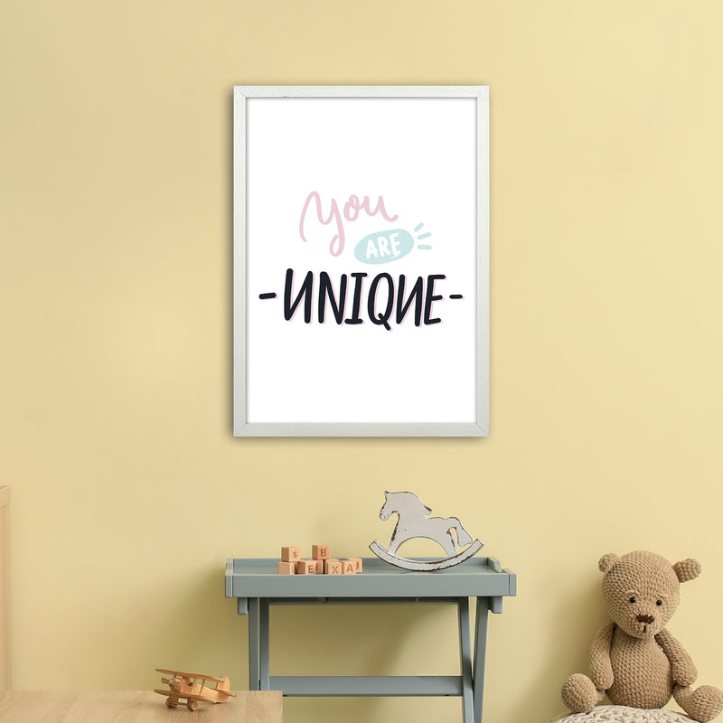 You Are Unique  Art Print by Pixy Paper A2 Oak Frame