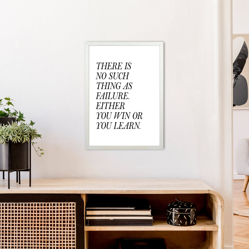 There Is No Such Thing  Art Print by Pixy Paper A2 Oak Frame