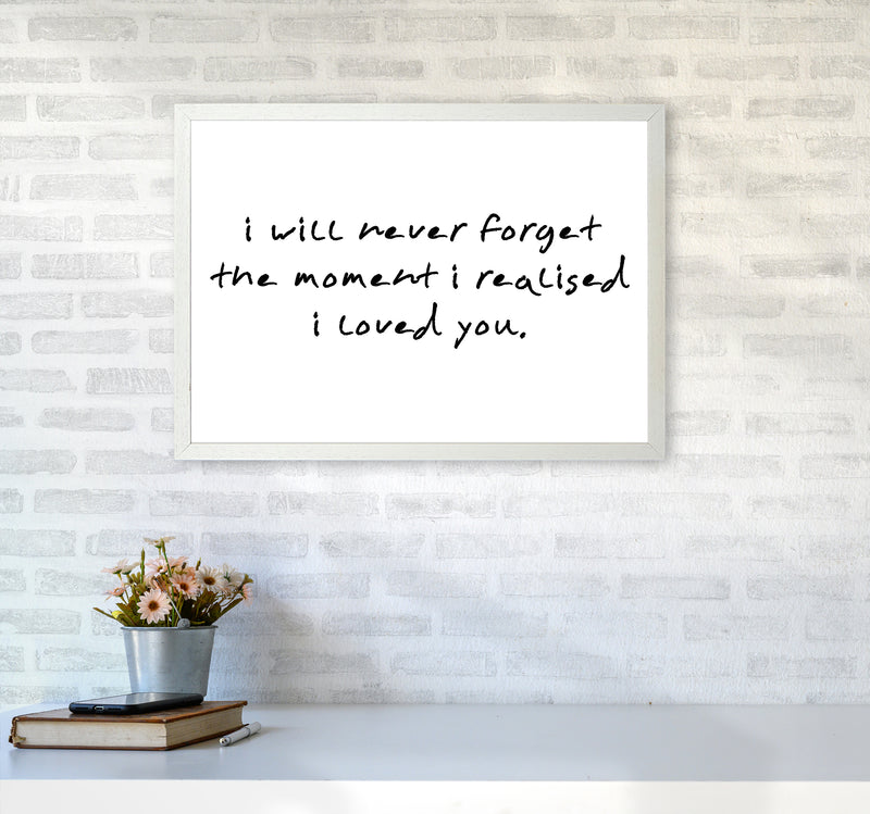 I Will Never Forget  Art Print by Pixy Paper A2 Oak Frame