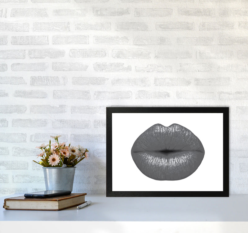 Lips Modern Print A3 White Frame