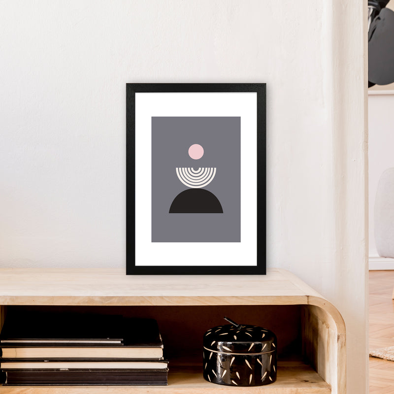 Mila Pink Fountain N9  Art Print by Pixy Paper A3 White Frame