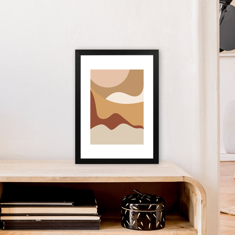 Mica Sand Dunes N25  Art Print by Pixy Paper A3 White Frame