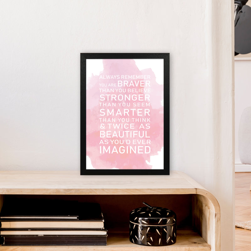 Smarter Than You Think Art Print by Pixy Paper A3 White Frame
