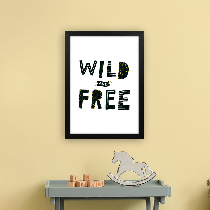 Wild And Free  Art Print by Pixy Paper A3 White Frame