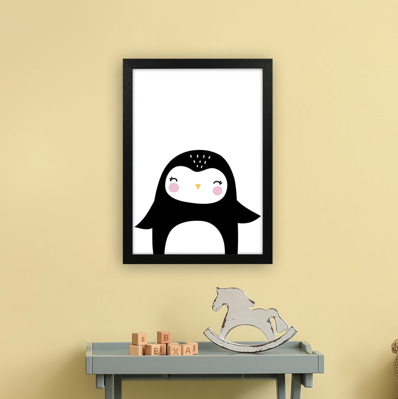 Penguin  Art Print by Pixy Paper A3 White Frame