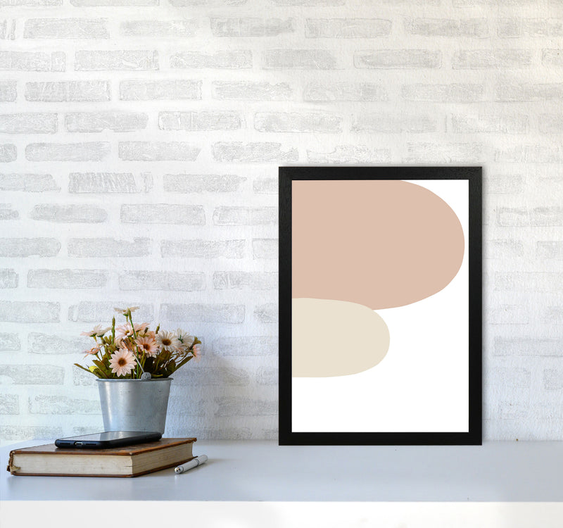 Inspired Side Stones Art Print by Pixy Paper A3 White Frame