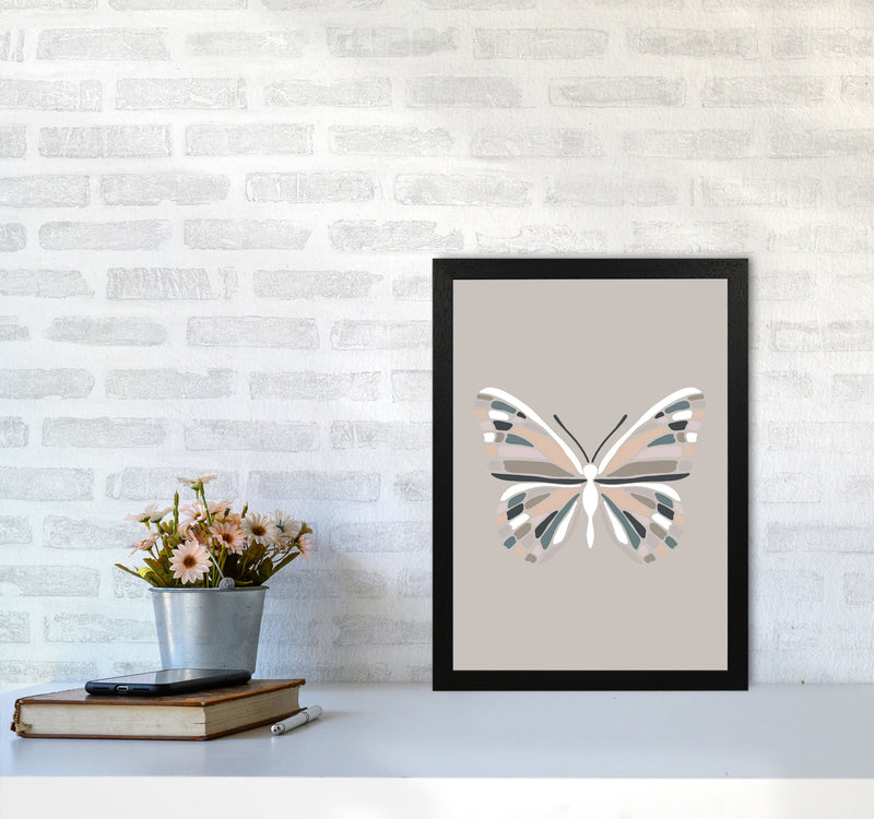 Inspired Butterfly Art Print by Pixy Paper A3 White Frame