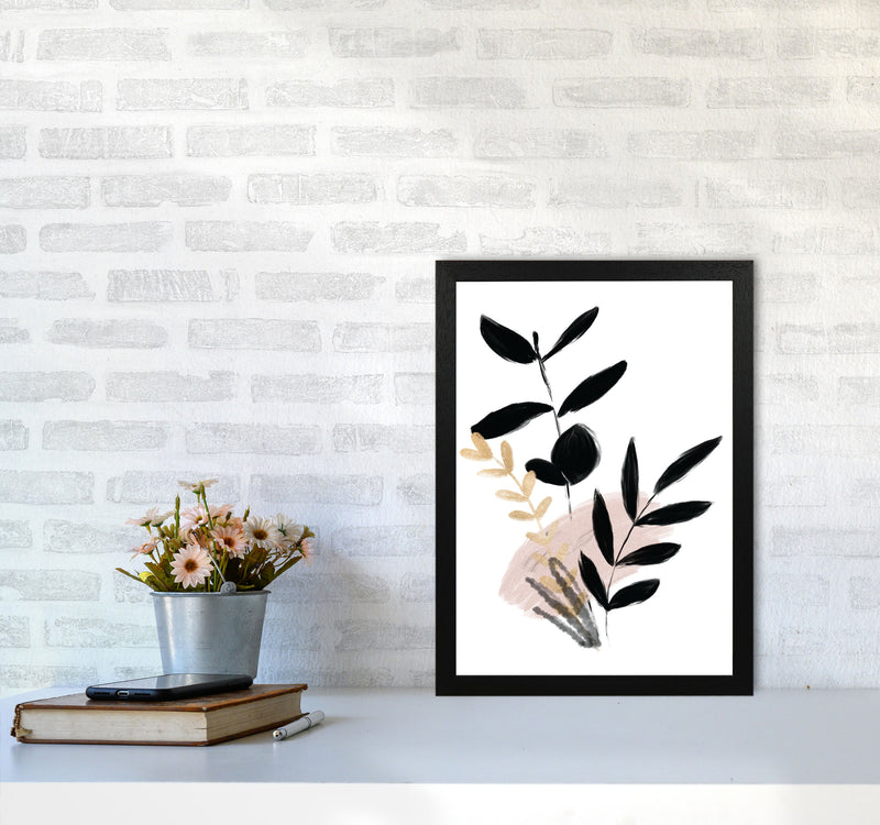 Delicate Floral 01 Art Print by Pixy Paper A3 White Frame